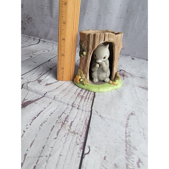 Franklin Mint 1984 Woodland Surprises Squirrel Figurine Jacqueline B Smith READ - Picture 10 of 10